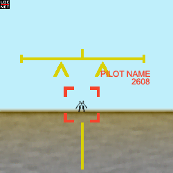 zoomed in target out of range HUD