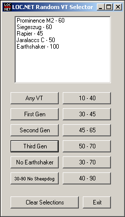 VT Random Selector Utility